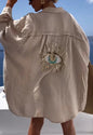 Lapel Long Sleeve Cotton And Linen Casual Fashion Shirt See size chart under “more details” The Fashion Celestial