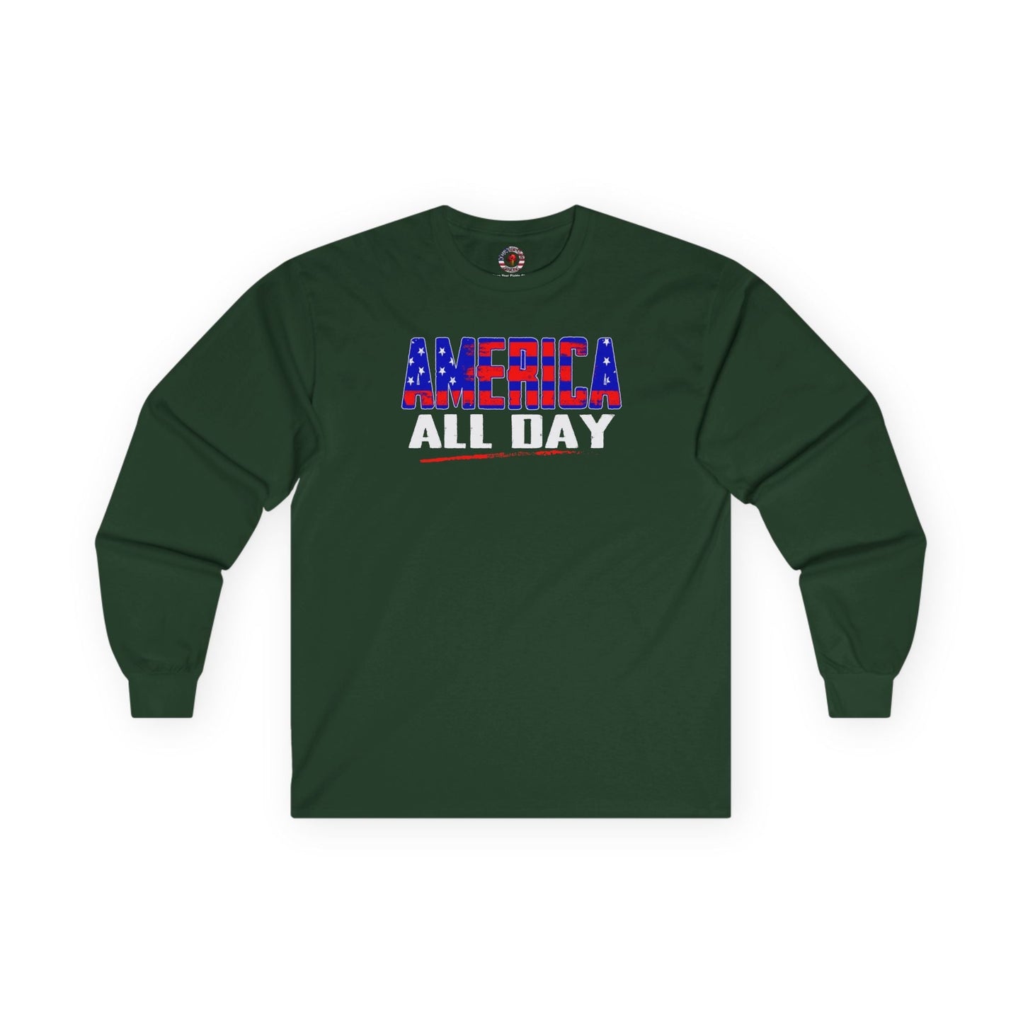 America All Day Long Sleeve Tee The Devil's Pickle