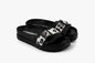 Tessa by LEON- Women’s Leather Sandal – Layered Strap Slide with Cork-style Footbed & Adjustable Buckle LEON Footwear USA