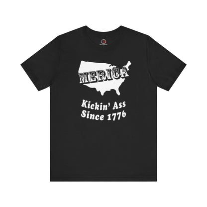 MERICA Kickin' Ass Since 1776 T-Shirt The Devil's Pickle