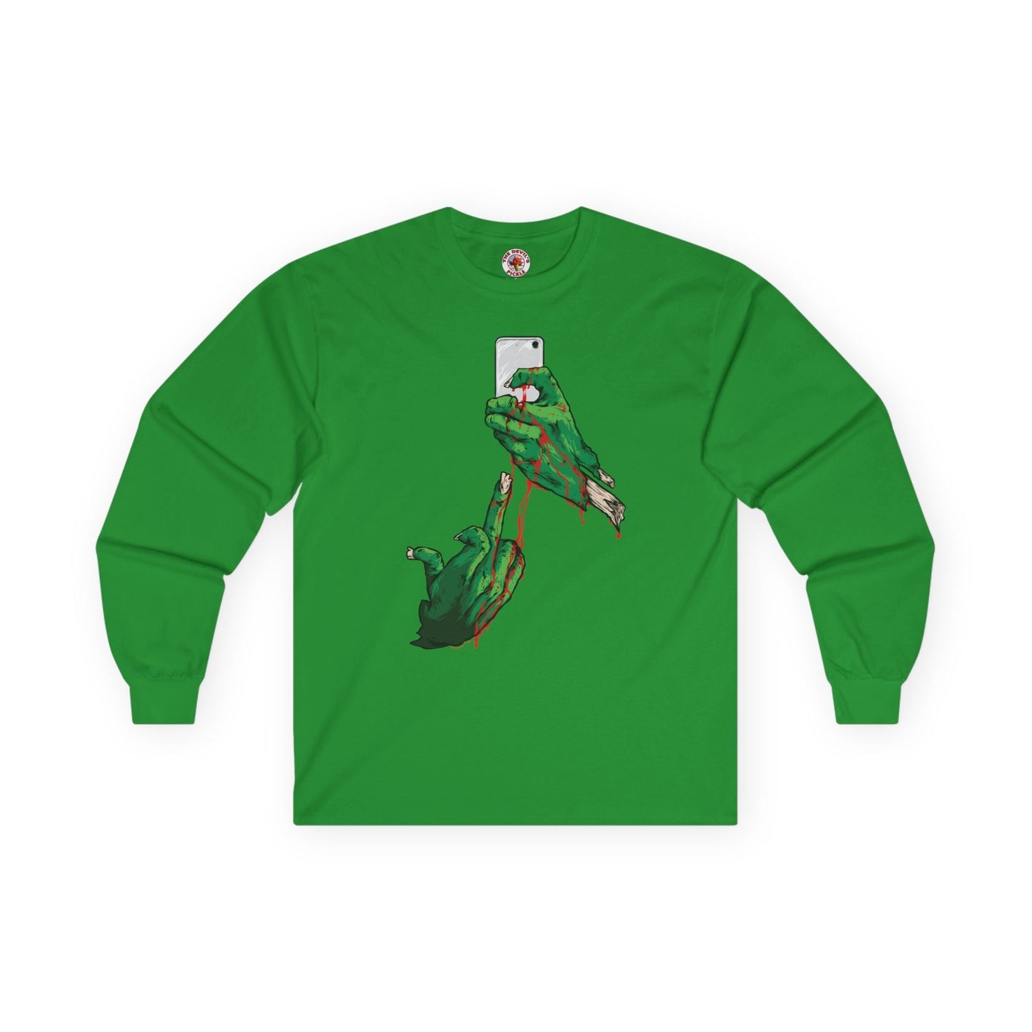 Selfie Monster Long Sleeve Tee The Devil's Pickle