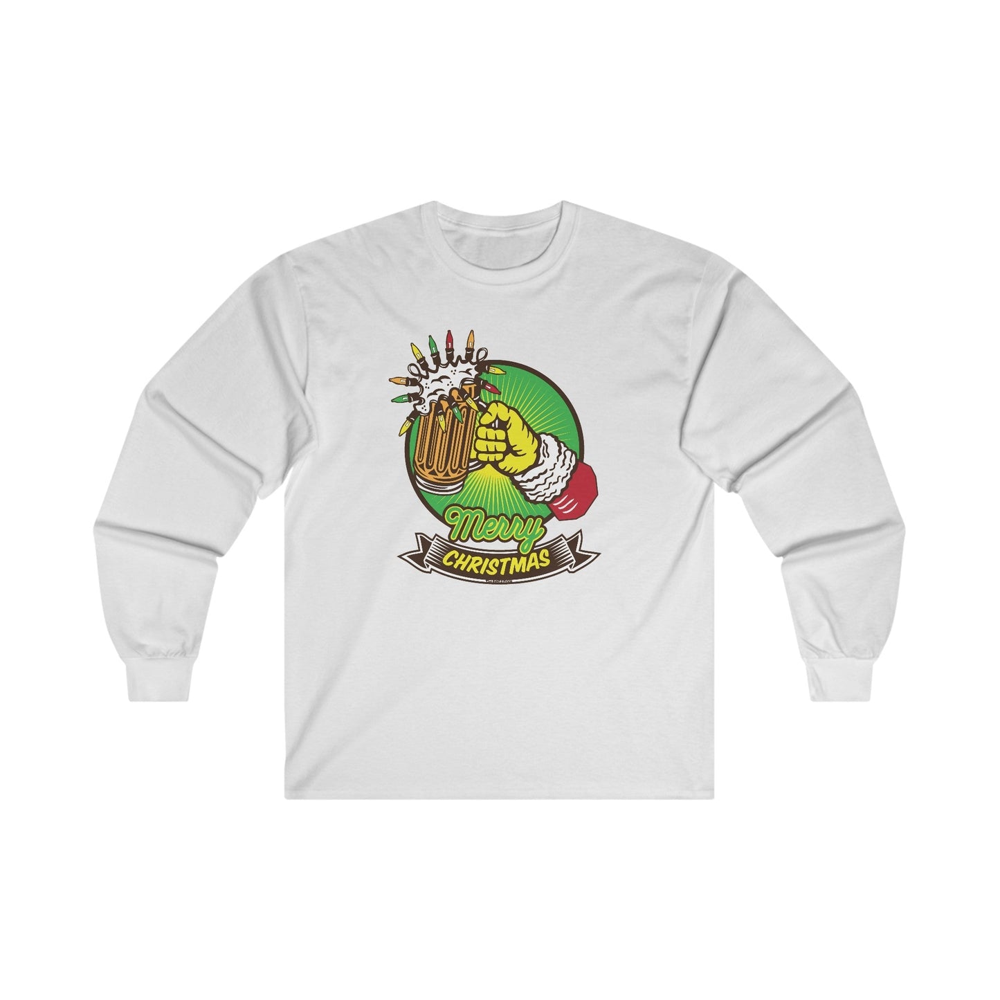 Merry Christmas Beer Long Sleeve Tee The Devil's Pickle