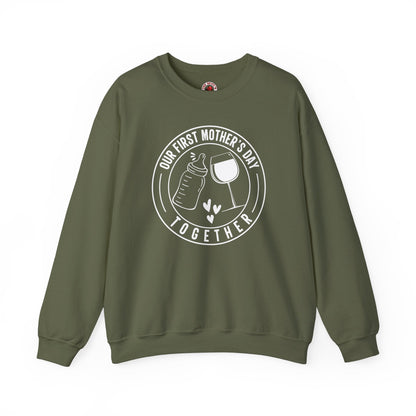 Our First Mothers Day Together Crewneck Sweatshirt The Devil's Pickle