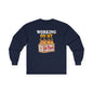 Working On My 6 Pack Long Sleeve Tee The Devil's Pickle