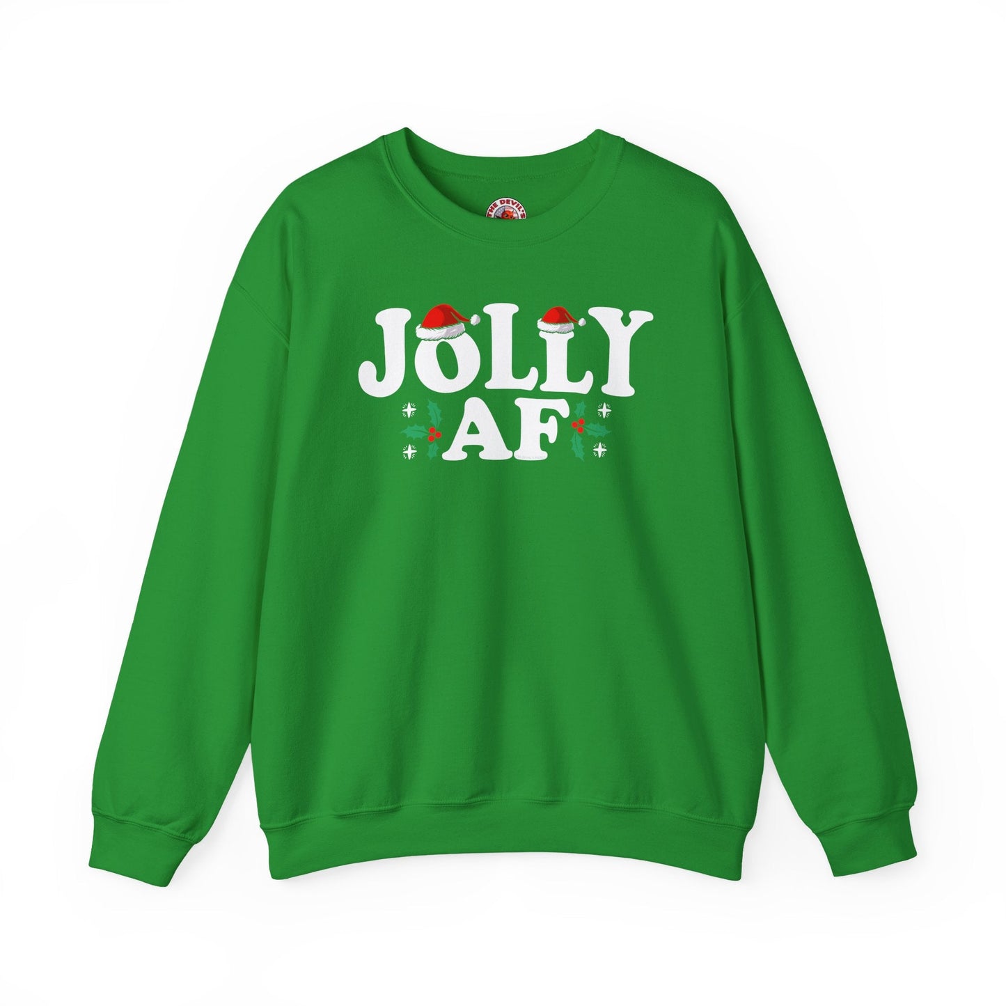 Jolly AF Crewneck Sweatshirt The Devil's Pickle