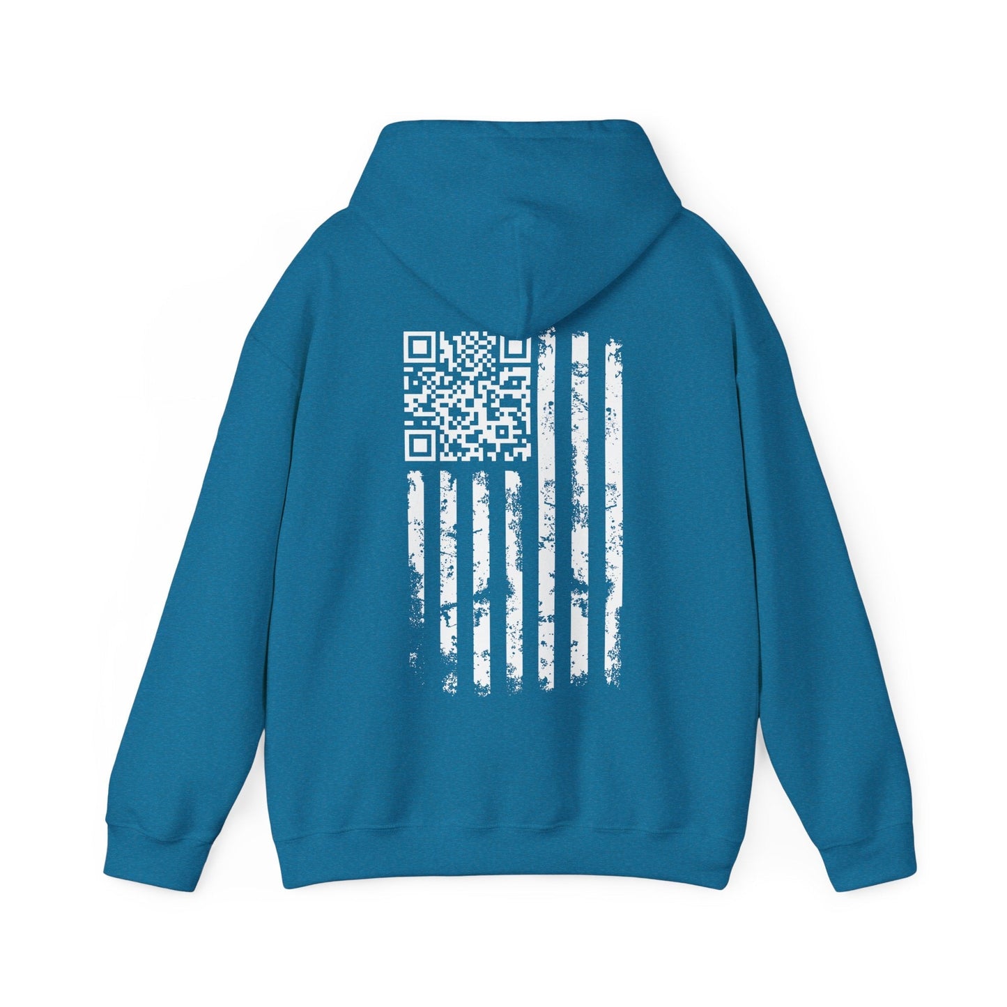 American Flag QR Code Hooded Sweatshirt The Devil's Pickle