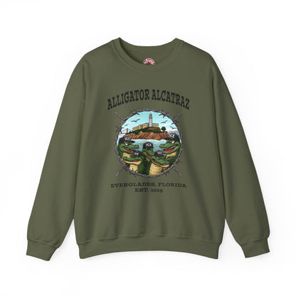 Alligator Alcatraz Crewneck Sweatshirt The Devil's Pickle