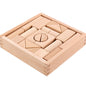 Puzzle Wooden Children's Wooden Boxed Beech 22 Pieces Can Be Bitten Assembled Building Blocks Pile Up Early Education Toys