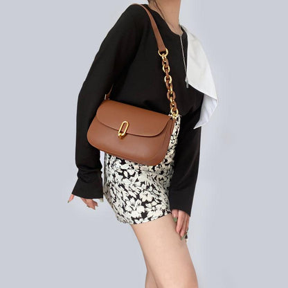 Luxury Retro Cowgirl Saddle Bag | Genuine Leather Brown Handbag Country in My Heart