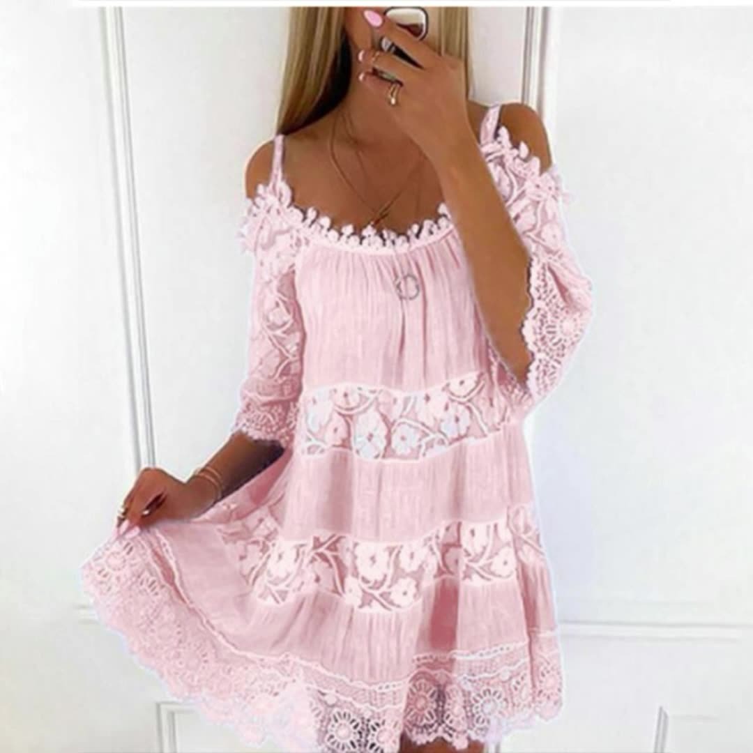 Lace Embrace Summer Sling Dress Country in My Heart
