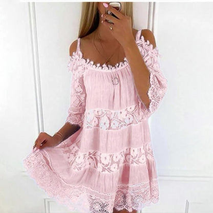 Lace Embrace Summer Sling Dress Country in My Heart