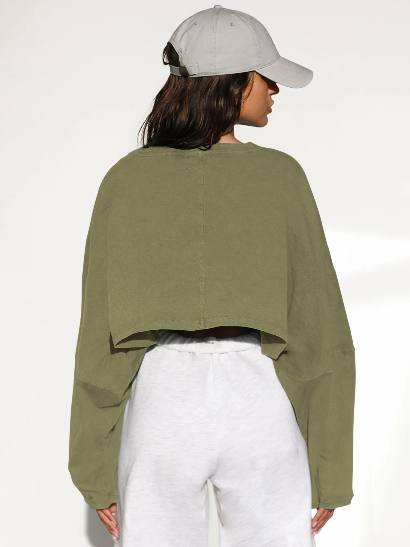 Active Comfort Long Sleeved Sweatshirt Crop Top Country in My Heart
