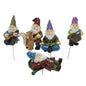 Resin Dwarf Flower Plantation Garden Fairy Potted Plant Insert