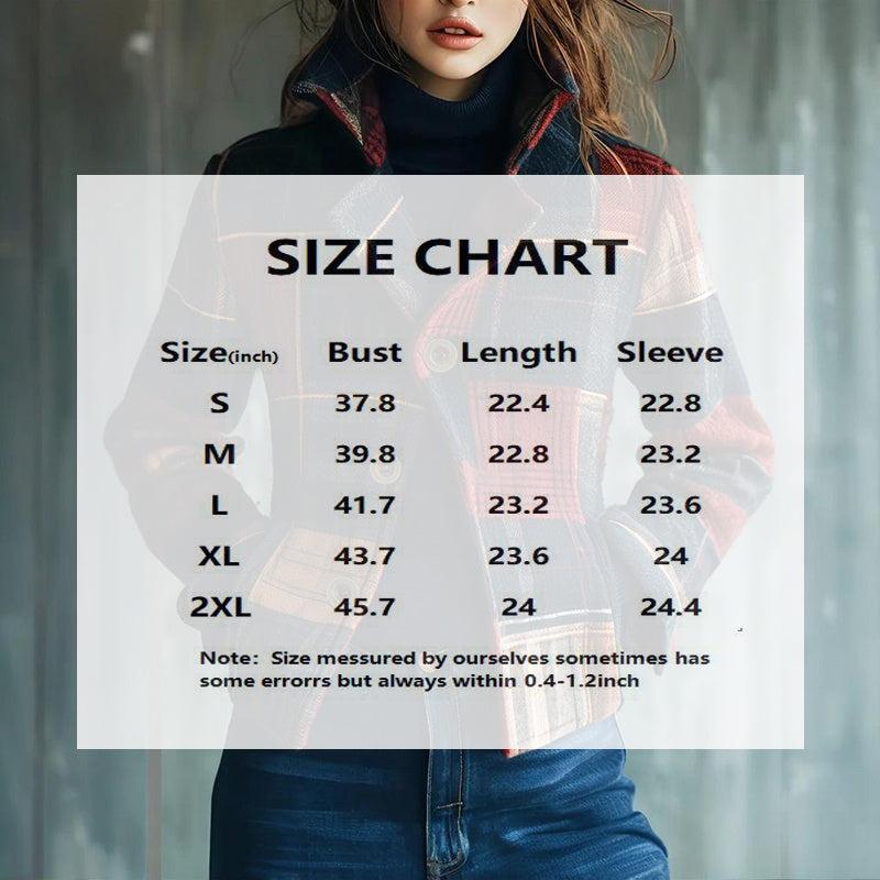 Vintage Stand Collar Blazer with Single-Row Buttons — Tailored Women’s Jacket FitiqueFit