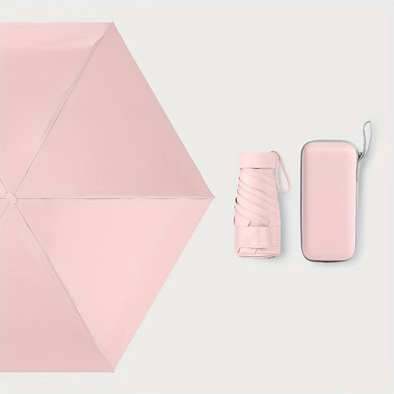 six-rib capsule umbrella, pocket umbrella NovaCart