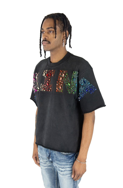 Rebel Denim Saint Tee - Black Denim Exchange