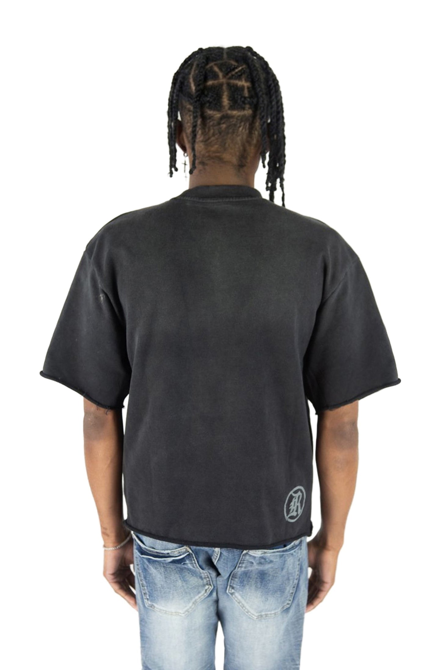 Rebel Denim Saint Tee - Black Denim Exchange