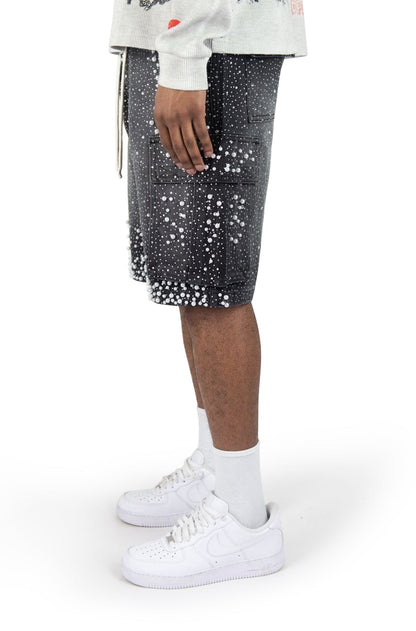 Rebel Denim Frosty Denim Jorts - Black Sand Denim Exchange