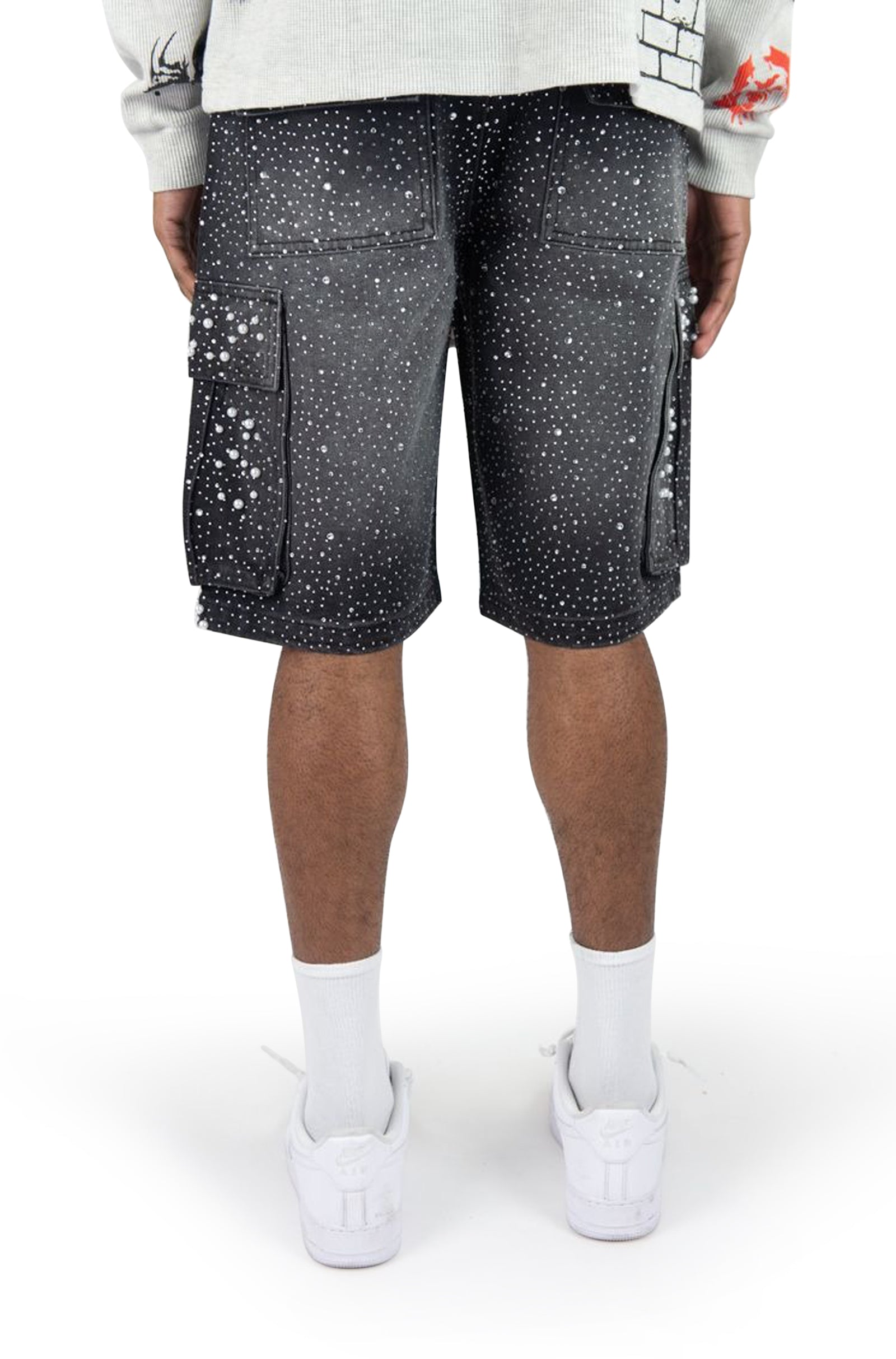 Rebel Denim Frosty Denim Jorts - Black Sand Denim Exchange