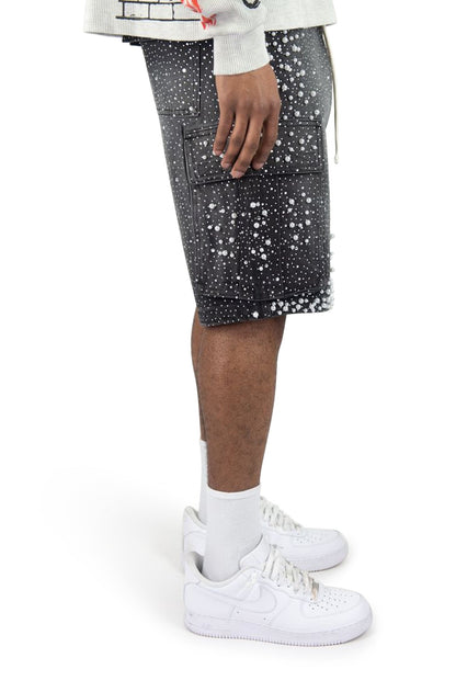 Rebel Denim Frosty Denim Jorts - Black Sand Denim Exchange
