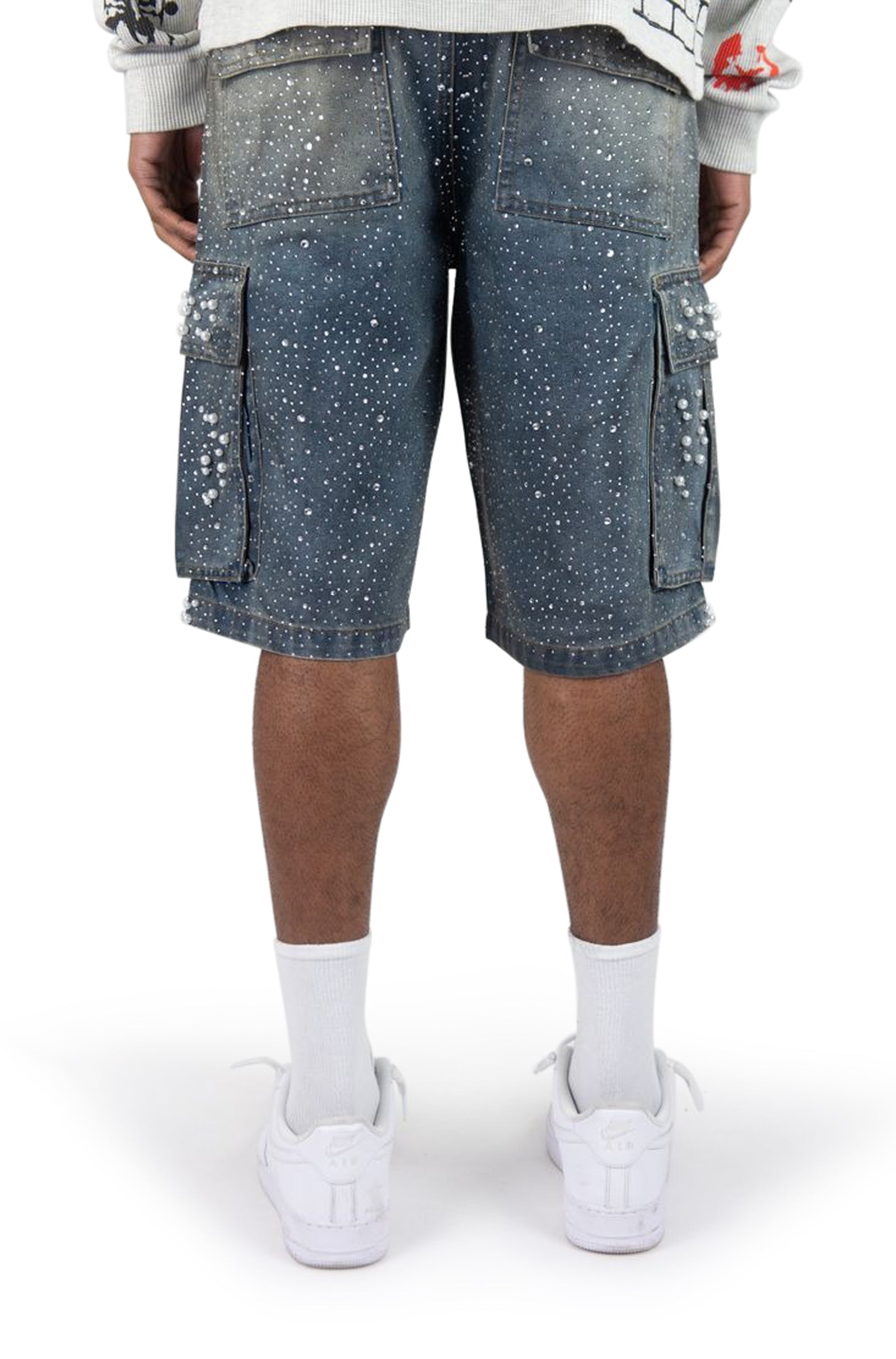 Rebel Denim Frosty Denim Jorts - Black Sand Denim Exchange