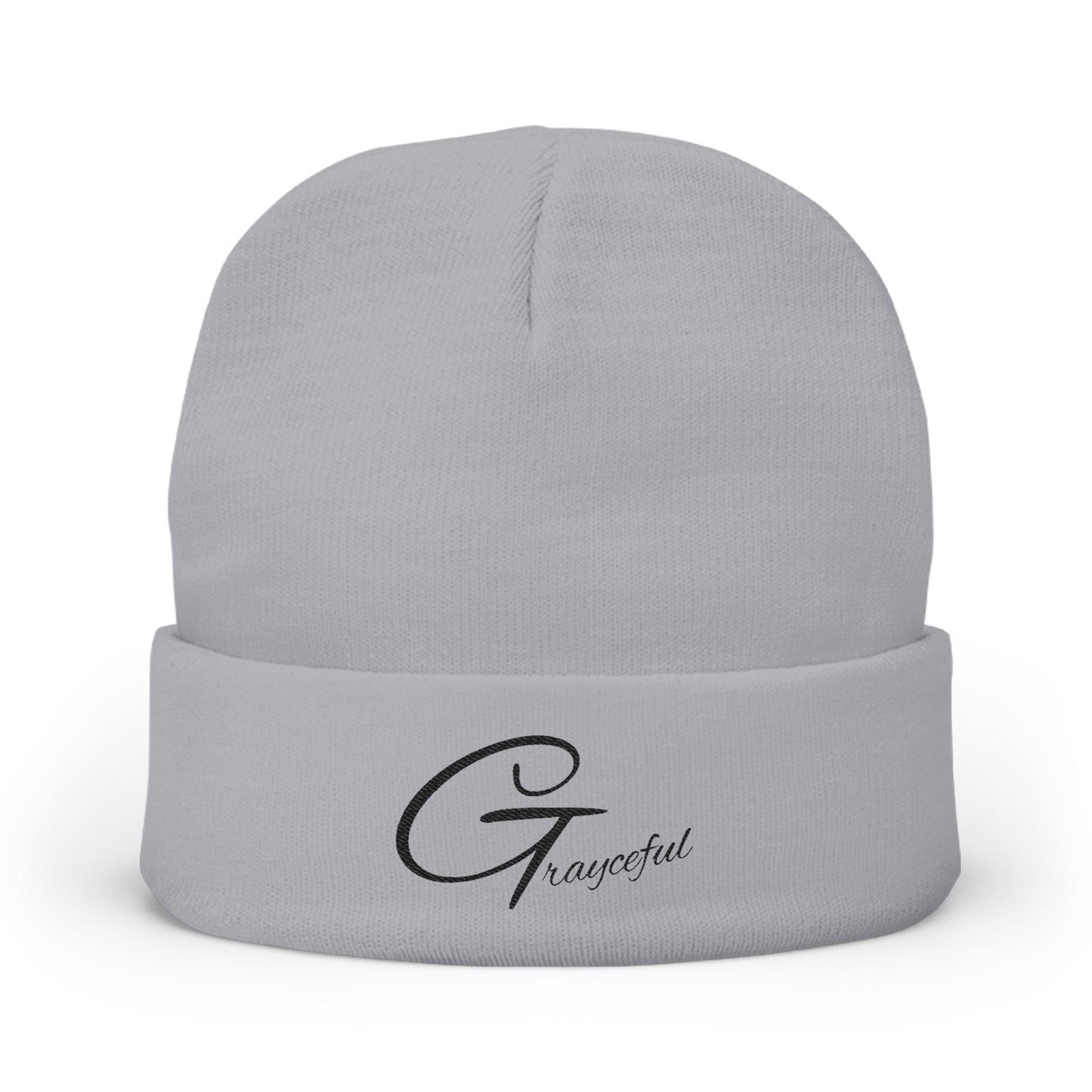 Grateful Embroidered Knit Beanie, Cozy Winter Hat, Gift for Her, Casual Beanie, Trendy Cap, Fall Accessories Grayceful LLC