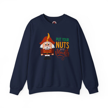 Put Your Nuts In My Mouth Crewneck Sweatshirt The Devil's Pickle