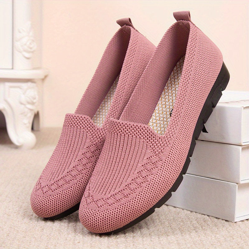 [Breathable Summer Loafers] Breathable & Lightweight Women's Casual Summer Mesh Flat Shoes | Slip-on Loafers with Fabric Upper and Rubber Sole NovaCart