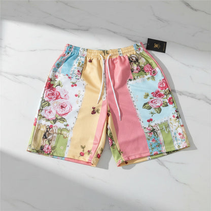 Women’s Retro Floral Print Casual Shorts FitiqueFit