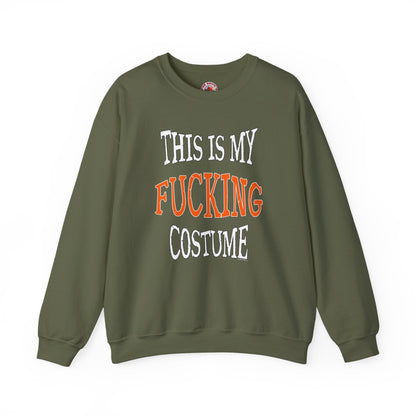 This Is My Fucking Costume Crewneck Sweatshirt The Devil's Pickle