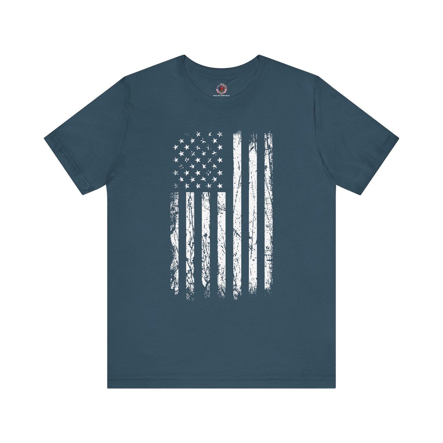 American Grunge Flag T-Shirt The Devil's Pickle