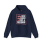 Beer Bacon Guns and Freedom Hooded Sweatshirt The Devil's Pickle