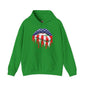 American Flag Lips Hooded Sweatshirt The Devil's Pickle