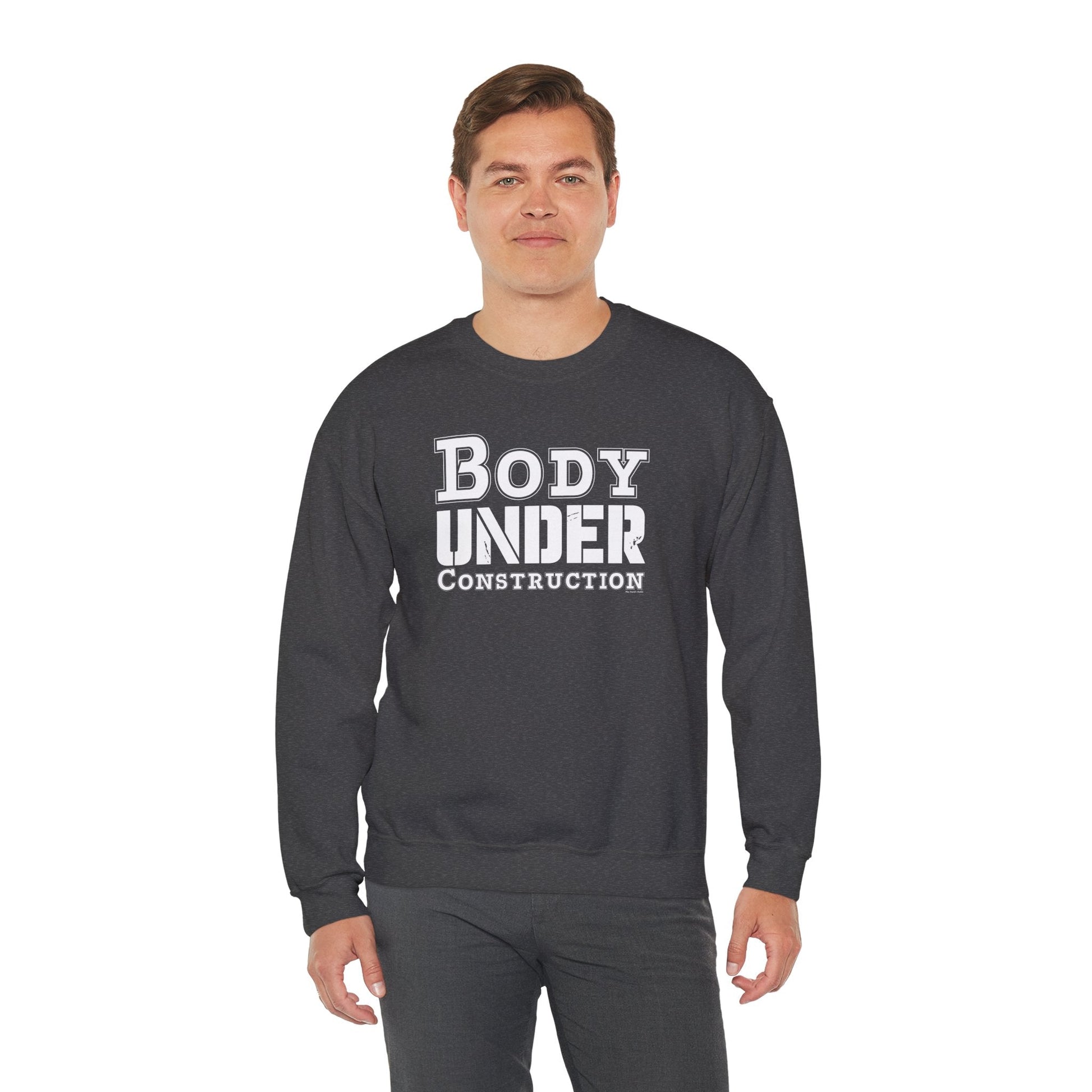 Body Under Construction Crewneck Sweatshirt The Devil's Pickle