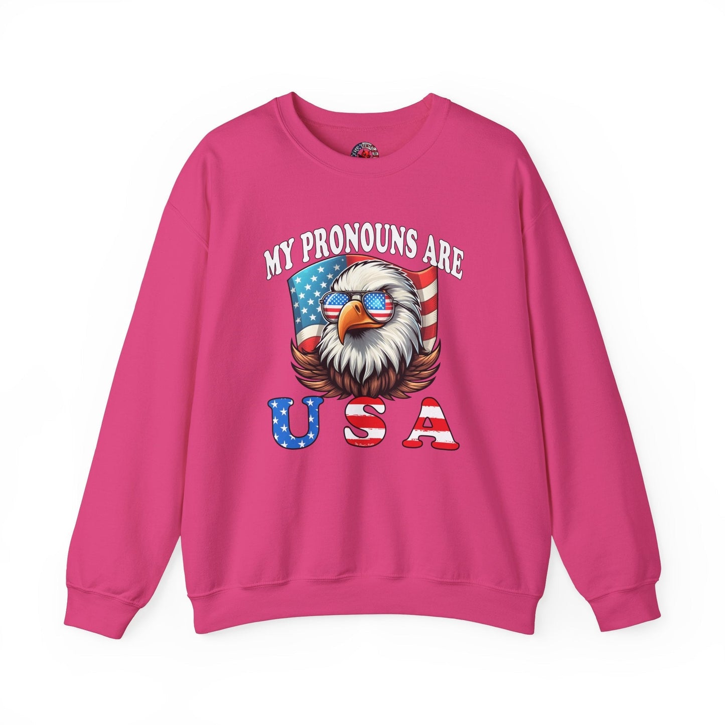 My Pronouns Are U.S.A Crewneck Sweatshirt The Devil's Pickle
