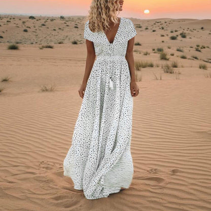 Sunset Dreams Polka Dot Boho Dress Country in My Heart