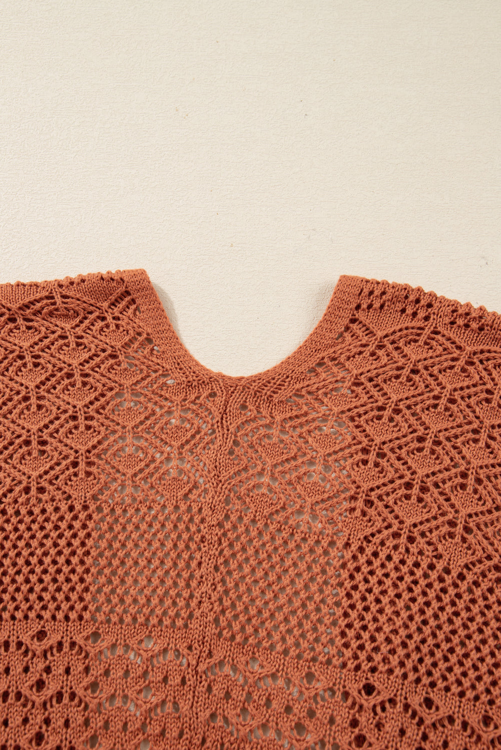 Redwood Burl Mixed Pattern Knitted Open Front Plus Cardigan Garden Naked Curves