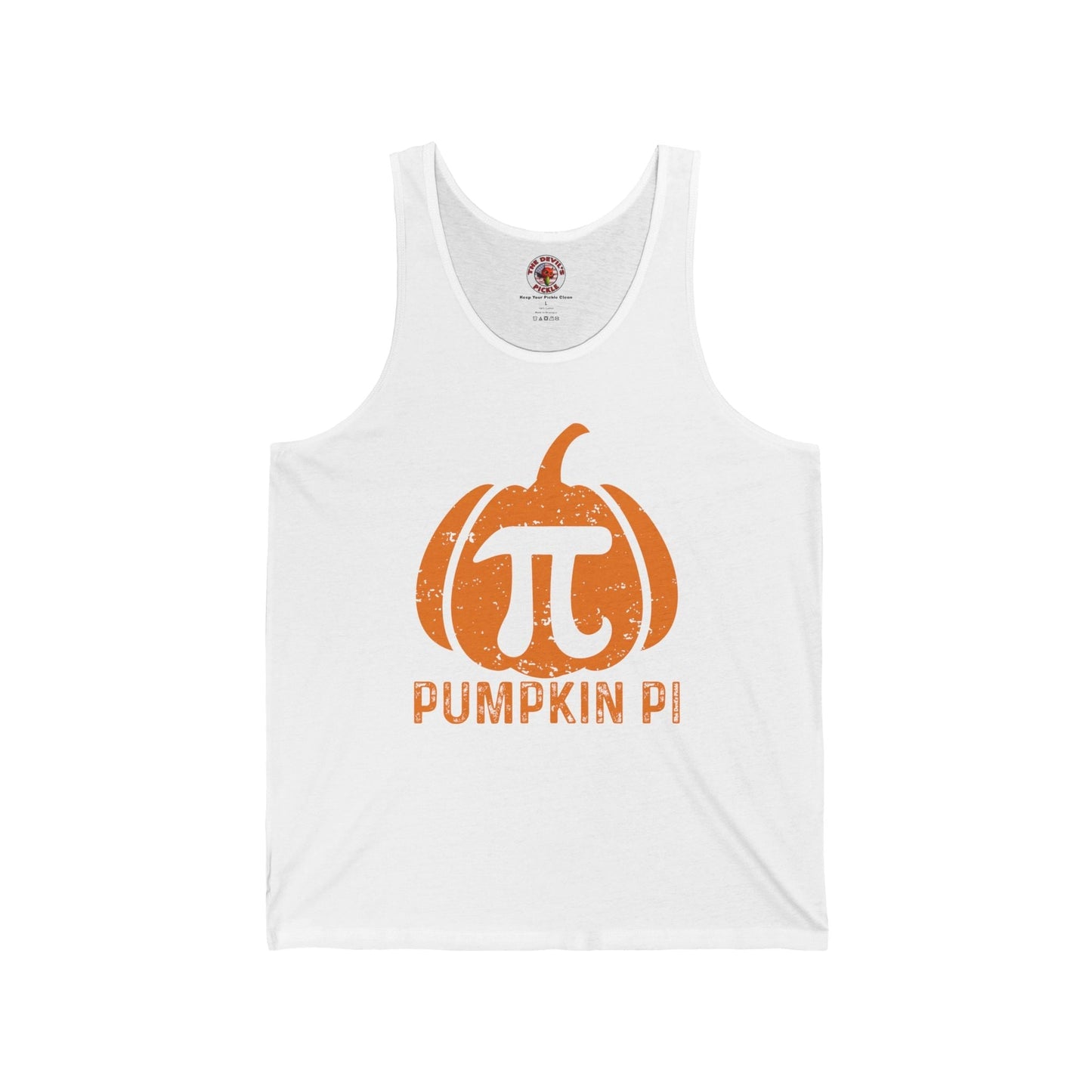 Pumpkin Pi Tank Top The Devil's Pickle