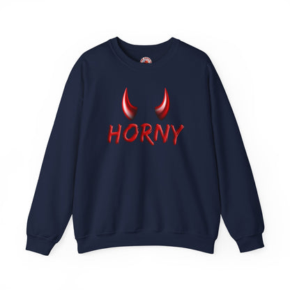 Horny Crewneck Sweatshirt The Devil's Pickle