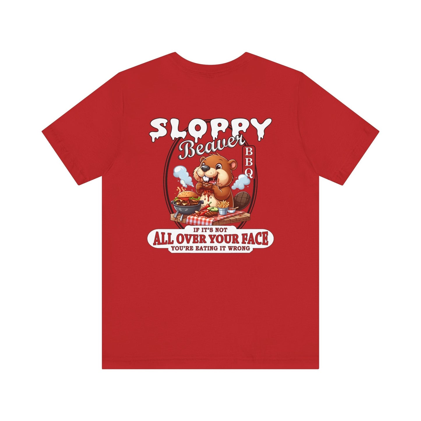 Sloppy Beaver BBQ Back T-Shirt The Devil's Pickle