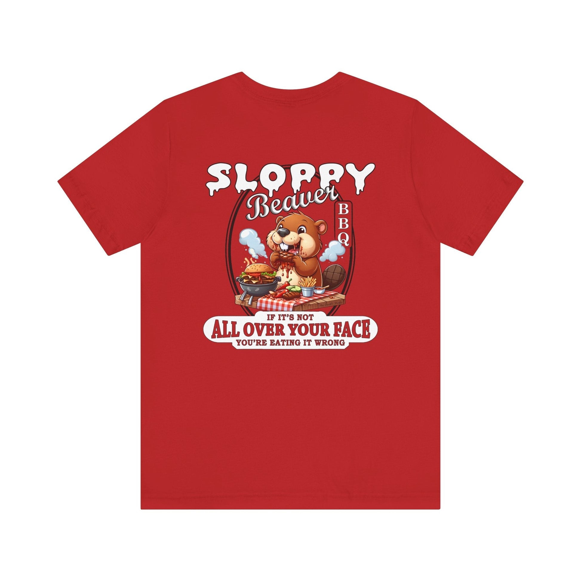 Sloppy Beaver BBQ Back T-Shirt The Devil's Pickle