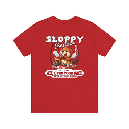 Sloppy Beaver BBQ Back T-Shirt The Devil's Pickle
