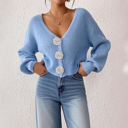 Women’s Knitted Crochet Cardigan FitiqueFit