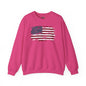Vintage Style American Flag Crewneck Sweatshirt The Devil's Pickle