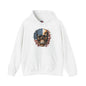 American Flag Skull Hooded Sweatshirt The Devil's Pickle