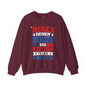Merica Drinkin Booze And Refusin To Lose Crewneck Sweatshirt The Devil's Pickle