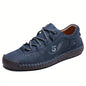 Men's Handmade Stitching Casual Shoes Flats Outdoor Walking Sneakers NovaCart