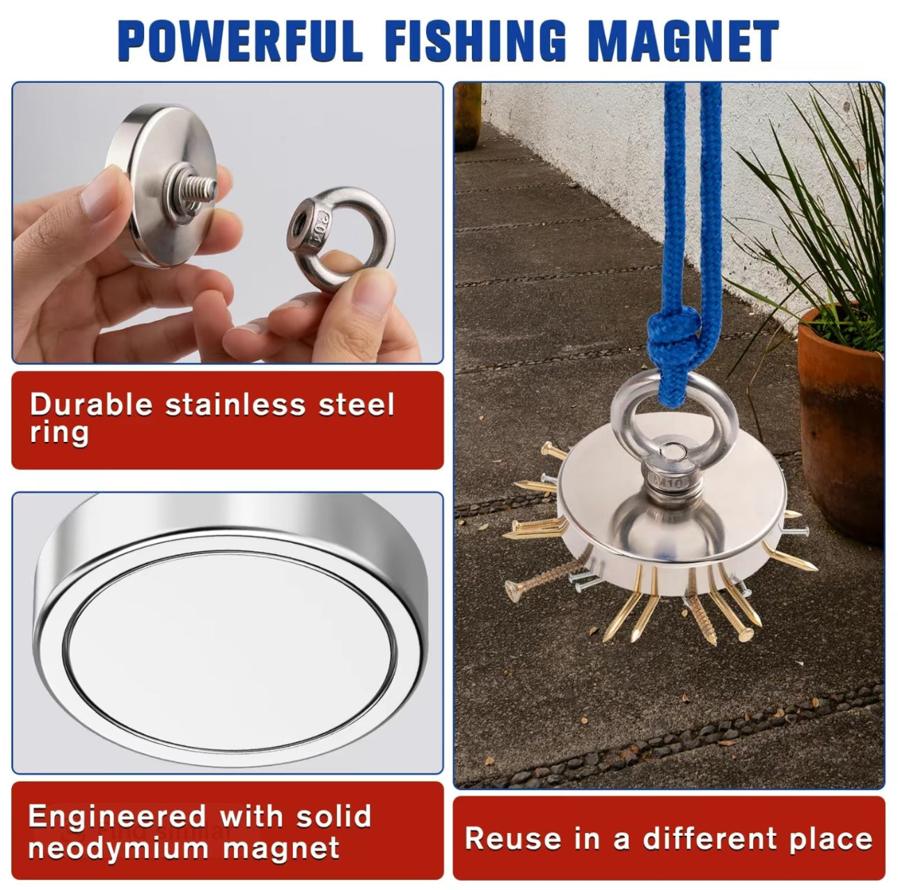 MagnaHook 350 Retrieval Magnet