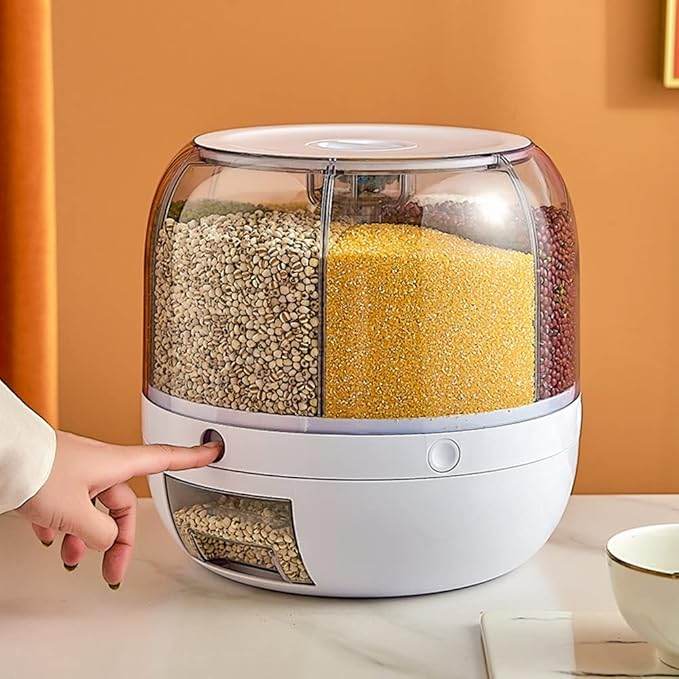 6-Grid Rotating Food Dispenser SmartPursue™
