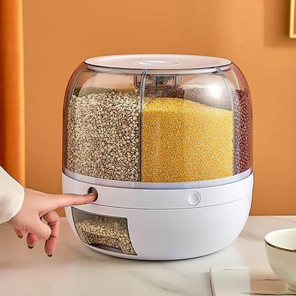 6-Grid Rotating Food Dispenser SmartPursue™